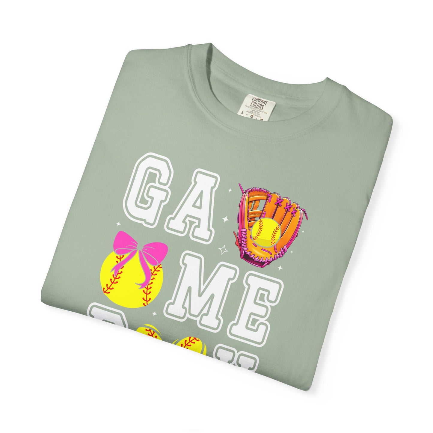Game Day Softball T-Shirt — ‘GAME DAY’ Glove & Ball Design