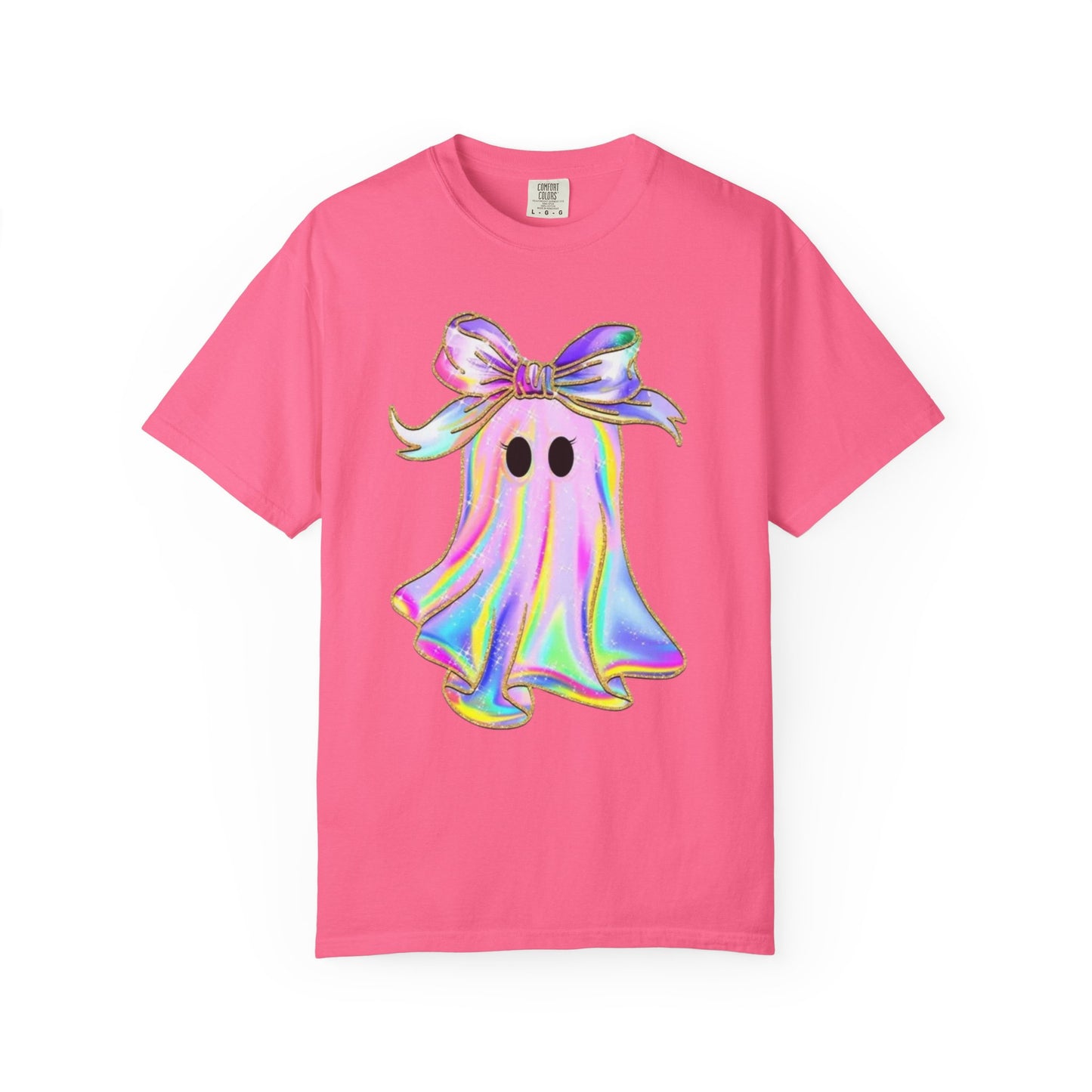 Holographic Bow Ghost T-Shirt