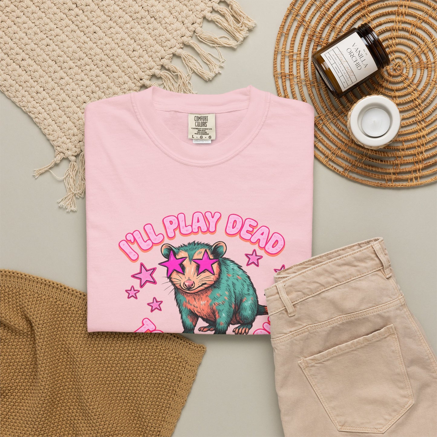 Funny Cat T-Shirt — "I'll Play Dead to Avoid You" Cute Sarcastic Graphic Tee