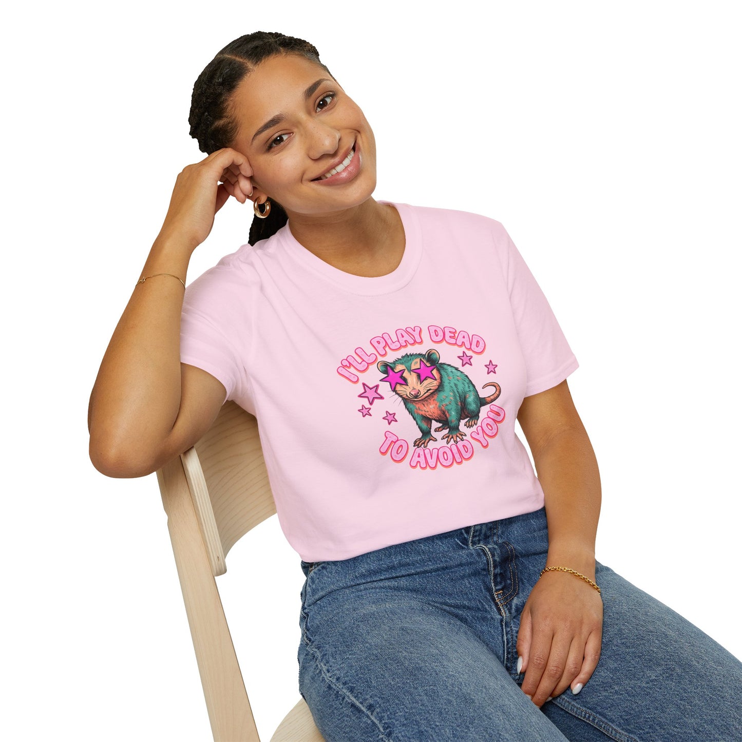 Introvert Sloth T-Shirt — "I’ll Play Dead to Avoid You" Cute Anti-Social Graphic Tee