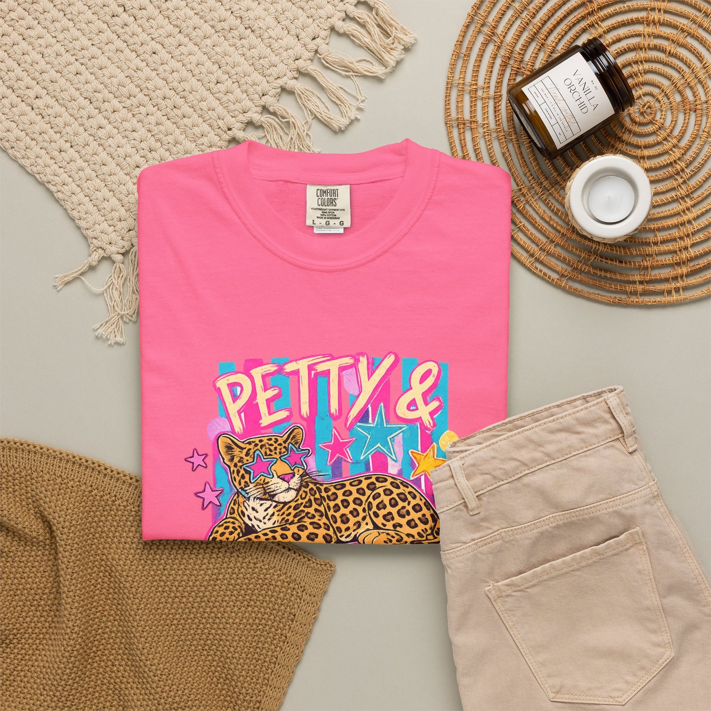 Petty & Predatory Leopard Graphic T-Shirt