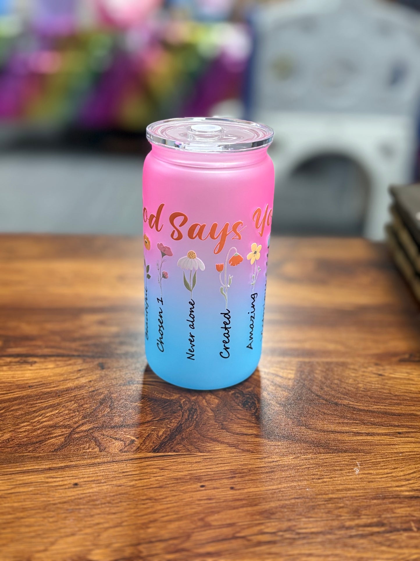 God says you are 16oz tumbler