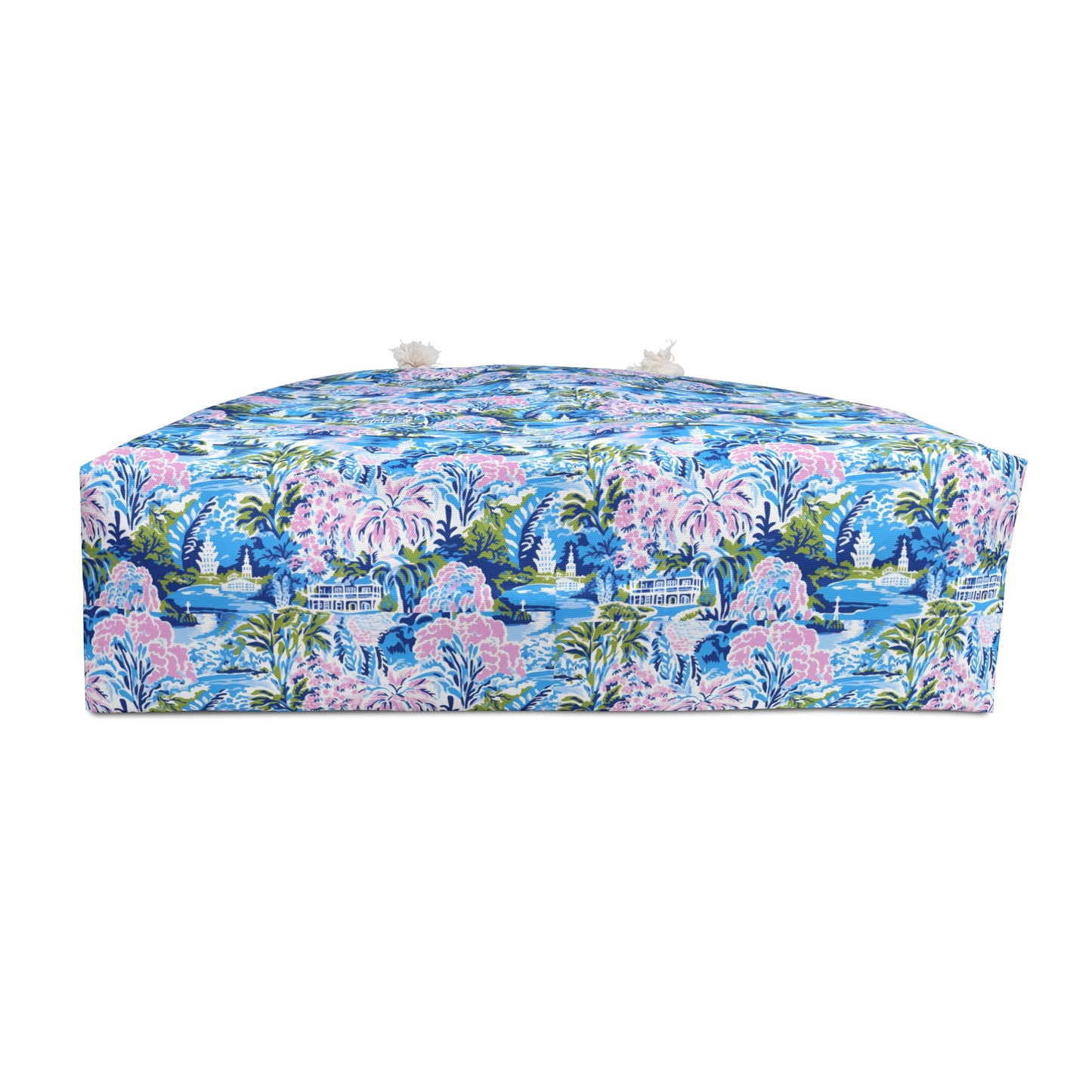 Tropical Watercolor Weekender Bag – Floral Beach Tote for Weekend Getaways