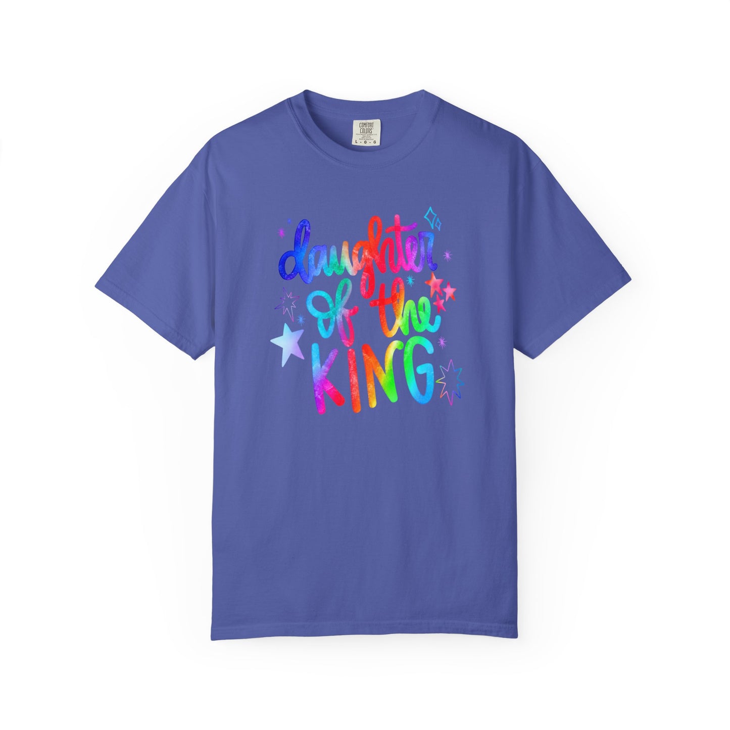 Daughter of the King T-Shirt — Colorful Faith Graphic Tee