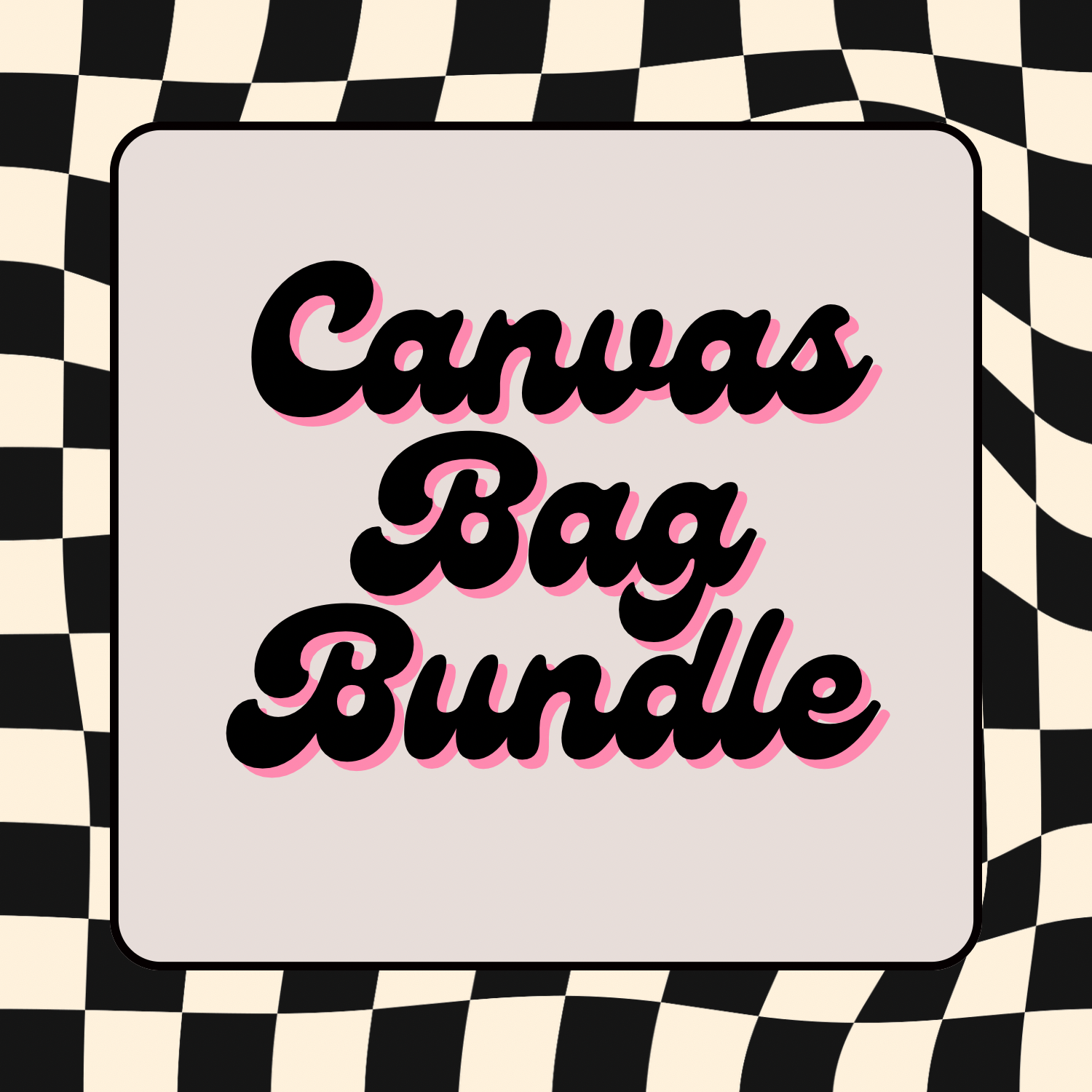 Canvas bag bundle