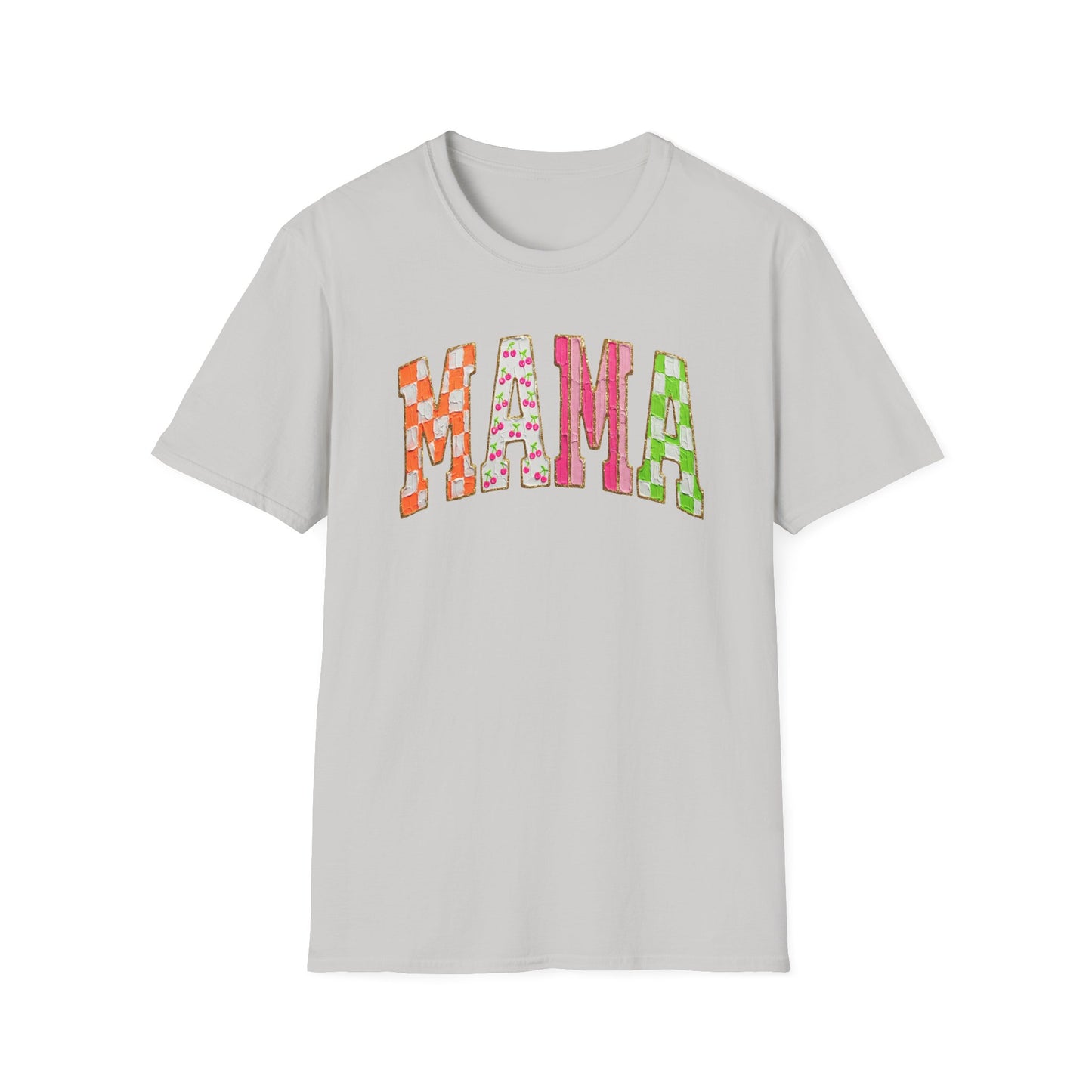 Mama Floral Patchwork T-Shirt