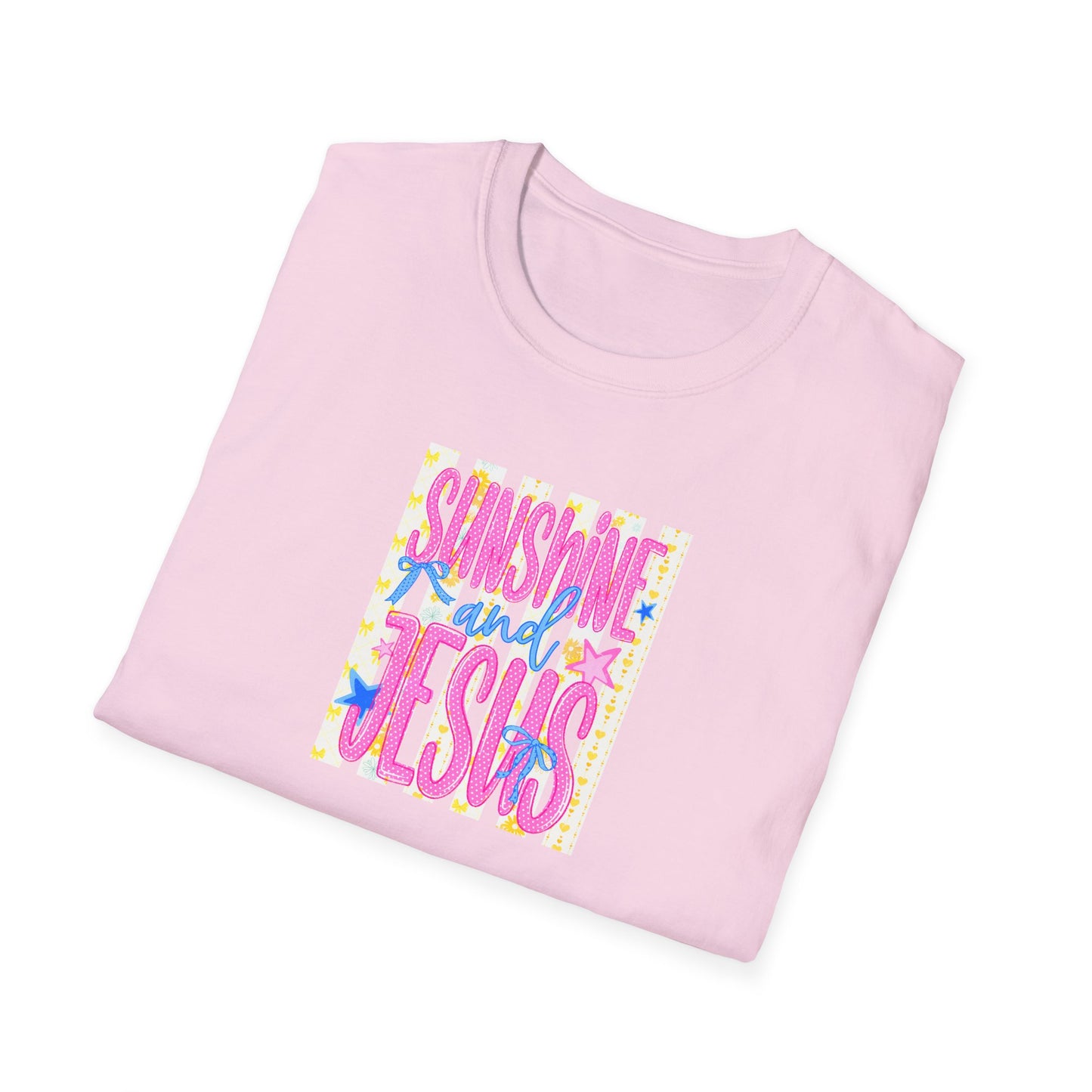 Sunshine and Jesus T‑Shirt — Bright Christian Faith Graphic Tee