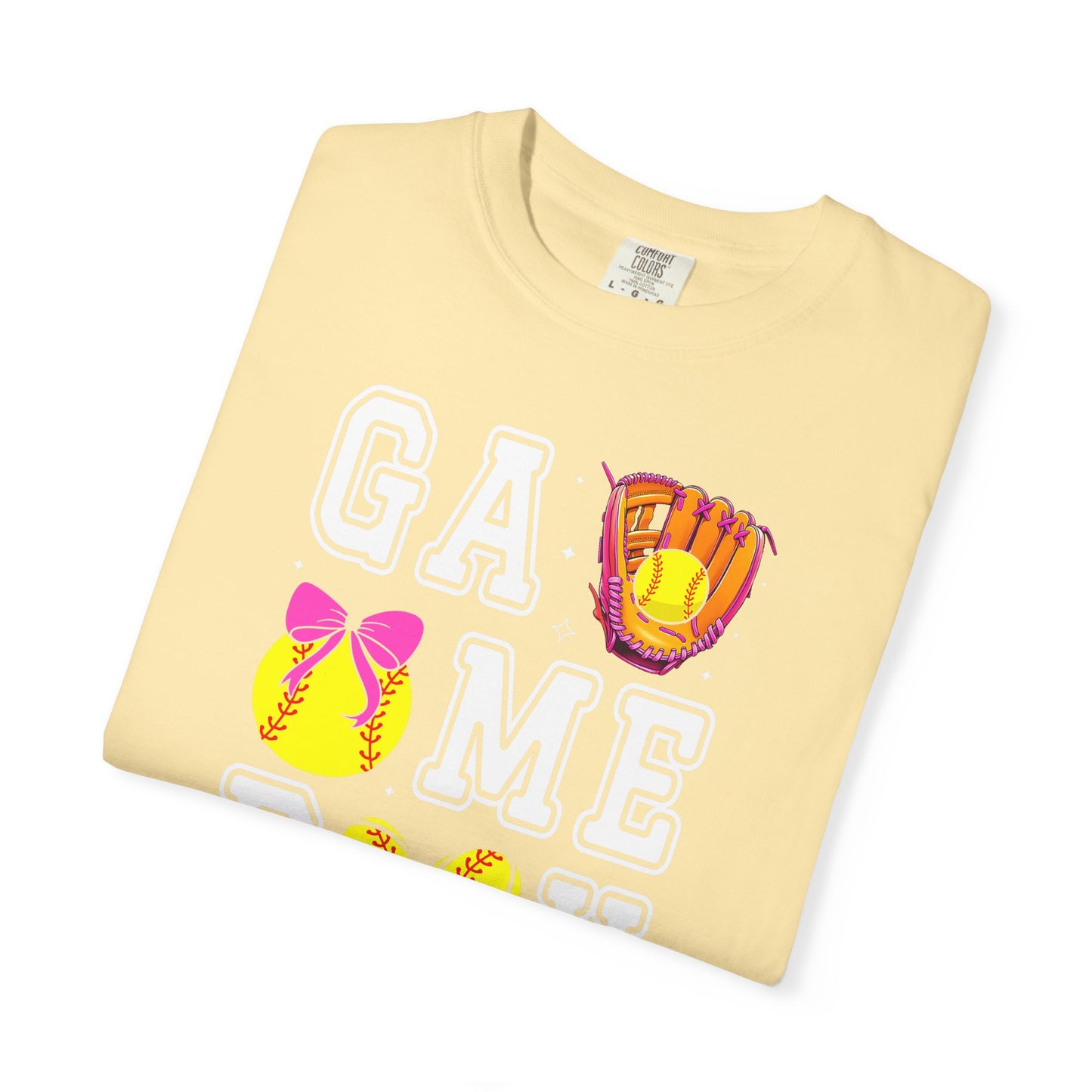 Game Day Softball T-Shirt — ‘GAME DAY’ Glove & Ball Design