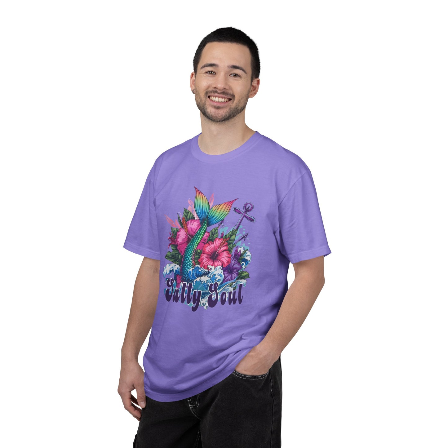 Salty Soul Mermaid Tail T-shirt