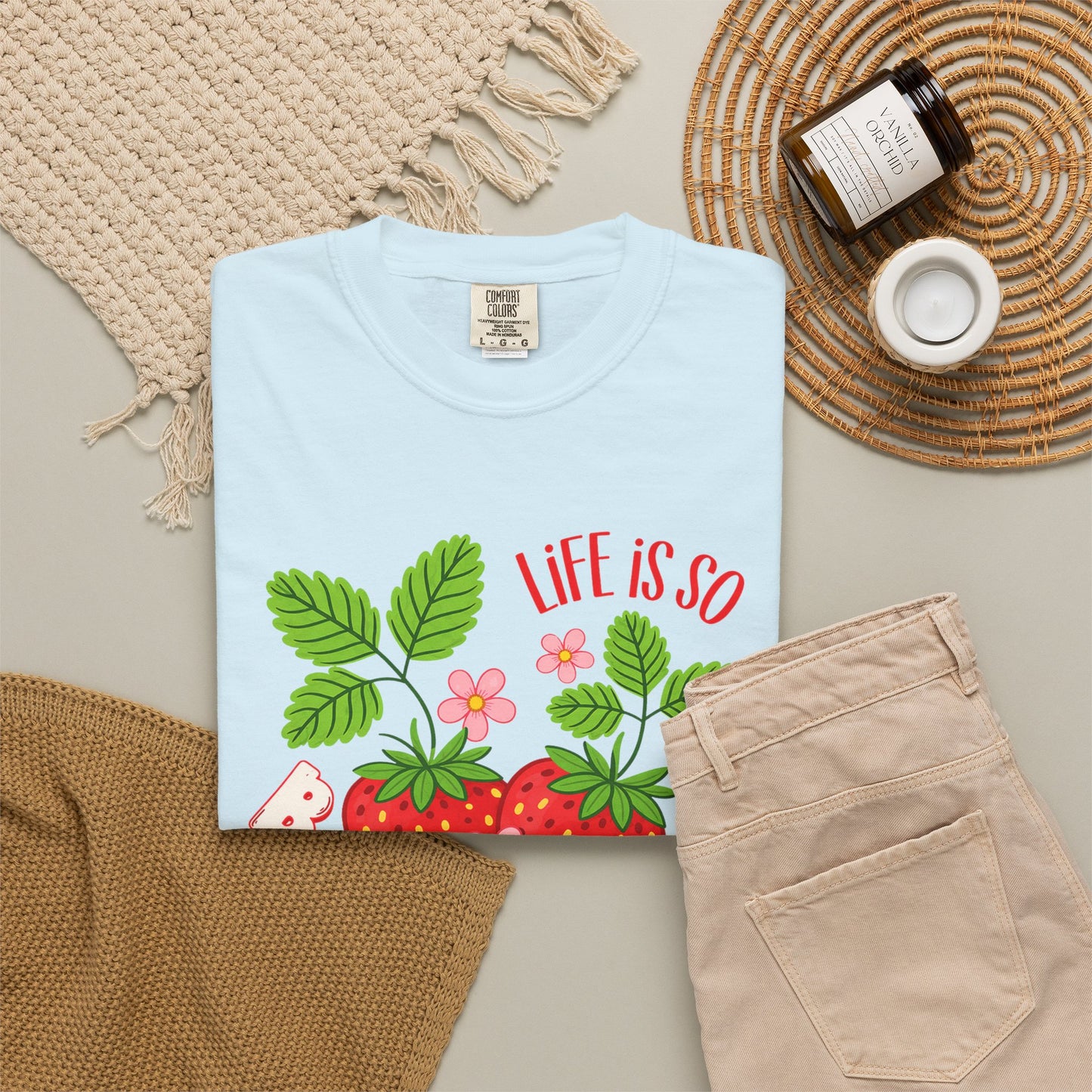 Life Is So Berry Sweet T-Shirt — Cute Strawberry Graphic Tee