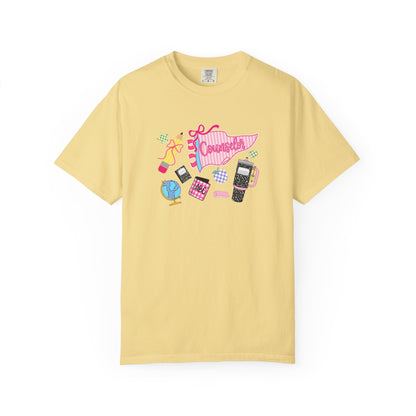 Retro Teen Essentials Graphic T-Shirt — 'Cassette' Collage Design