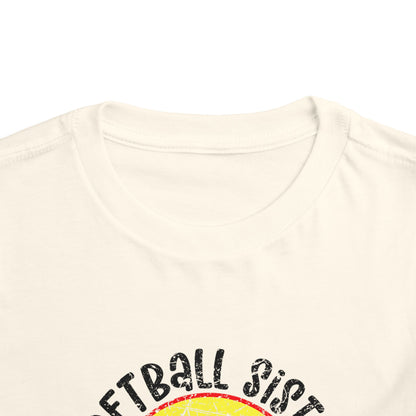 Toddler Tee — "Softball Sister I'm Just Here for the Snacks" Cute Sports Shirt