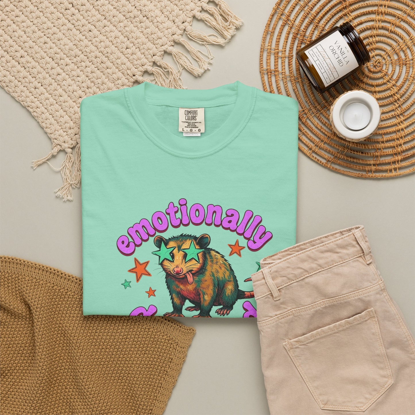 Emotionally Deceased T-Shirt — Vintage Cat Graphic Tee