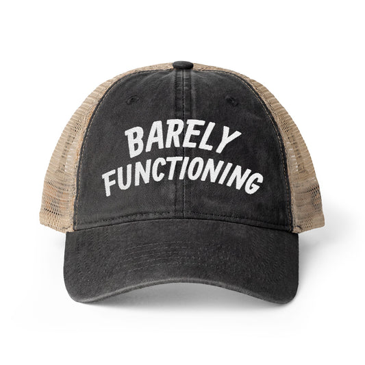 Women's Washed Mesh-Back Cap