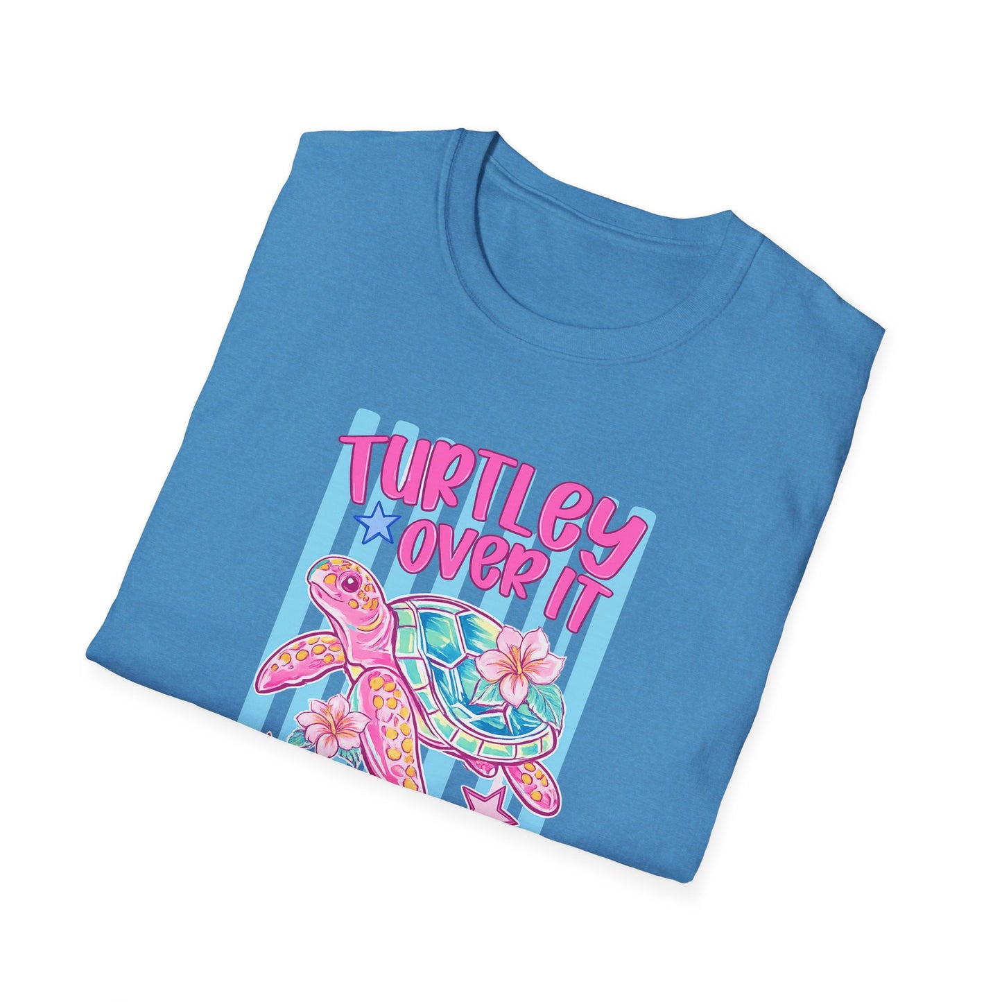 T-Shirt — "Turtley Loved It" Colorful Sea Turtle Graphic Tee
