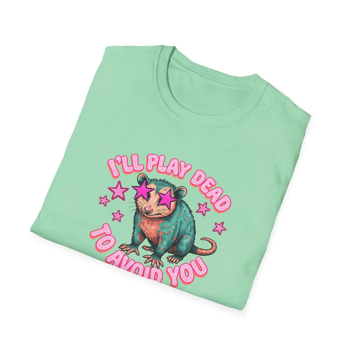 Introvert Sloth T-Shirt — "I’ll Play Dead to Avoid You" Cute Anti-Social Graphic Tee