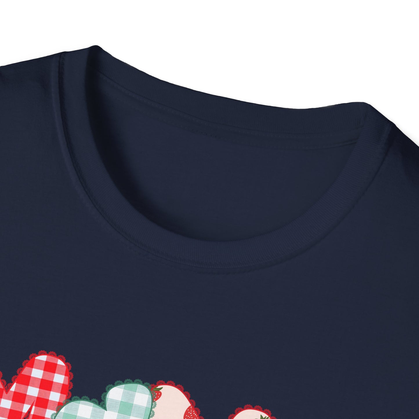 Mama Patterned Patchwork T-Shirt — Floral & Gingham "Mama" Design, Cute Mother's Day Gift