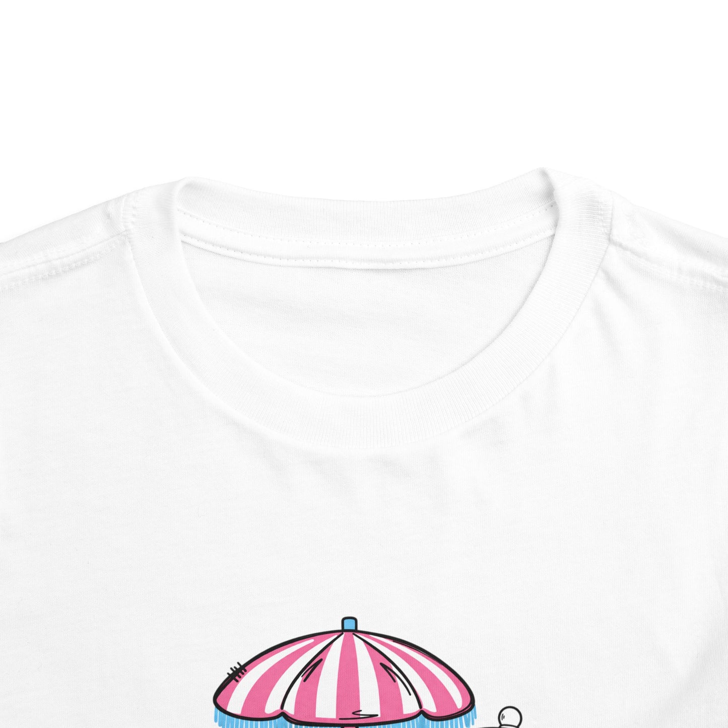 Toddler Tee — Cute Beach Umbrella & Sand Pail Design