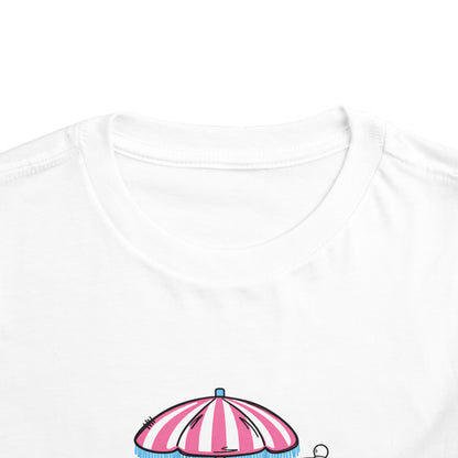 Toddler Tee — Cute Beach Umbrella & Sand Pail Design