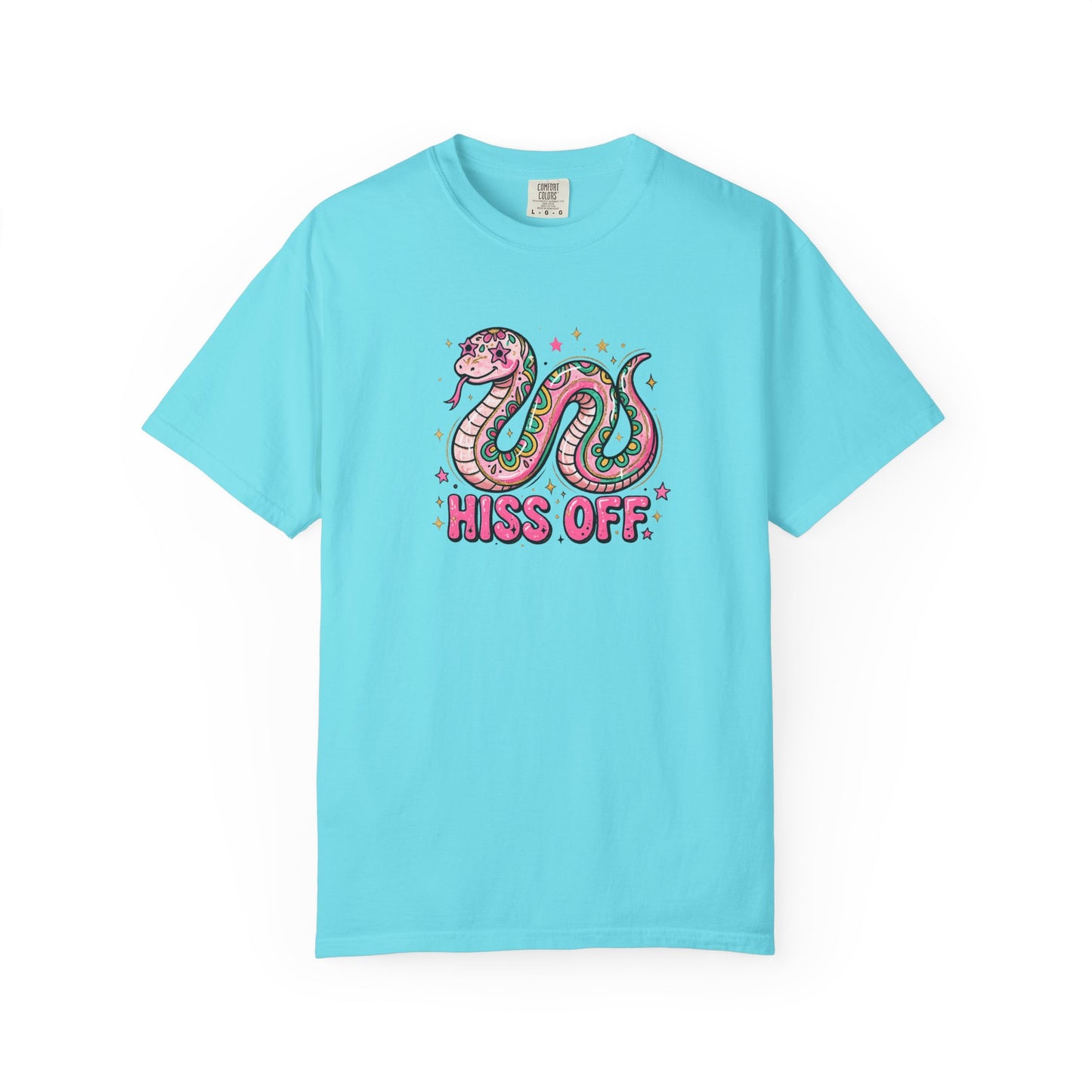 Snake "Hiss Off" Graphic T-Shirt — Retro Cute Reptile Tee