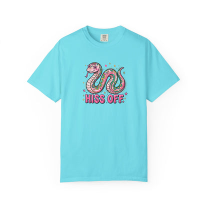 Snake "Hiss Off" Graphic T-Shirt — Retro Cute Reptile Tee