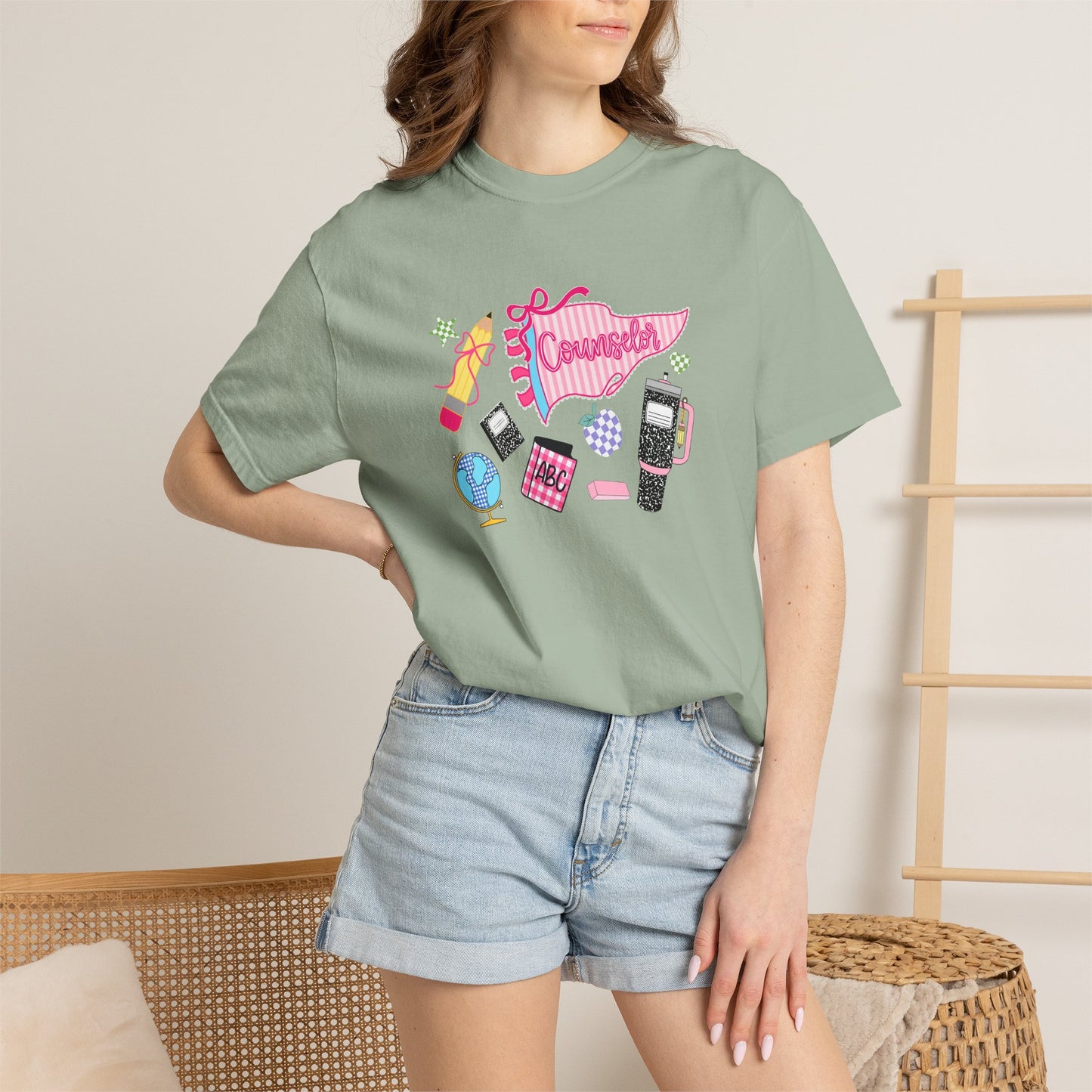 Retro Teen Essentials Graphic T-Shirt — 'Cassette' Collage Design