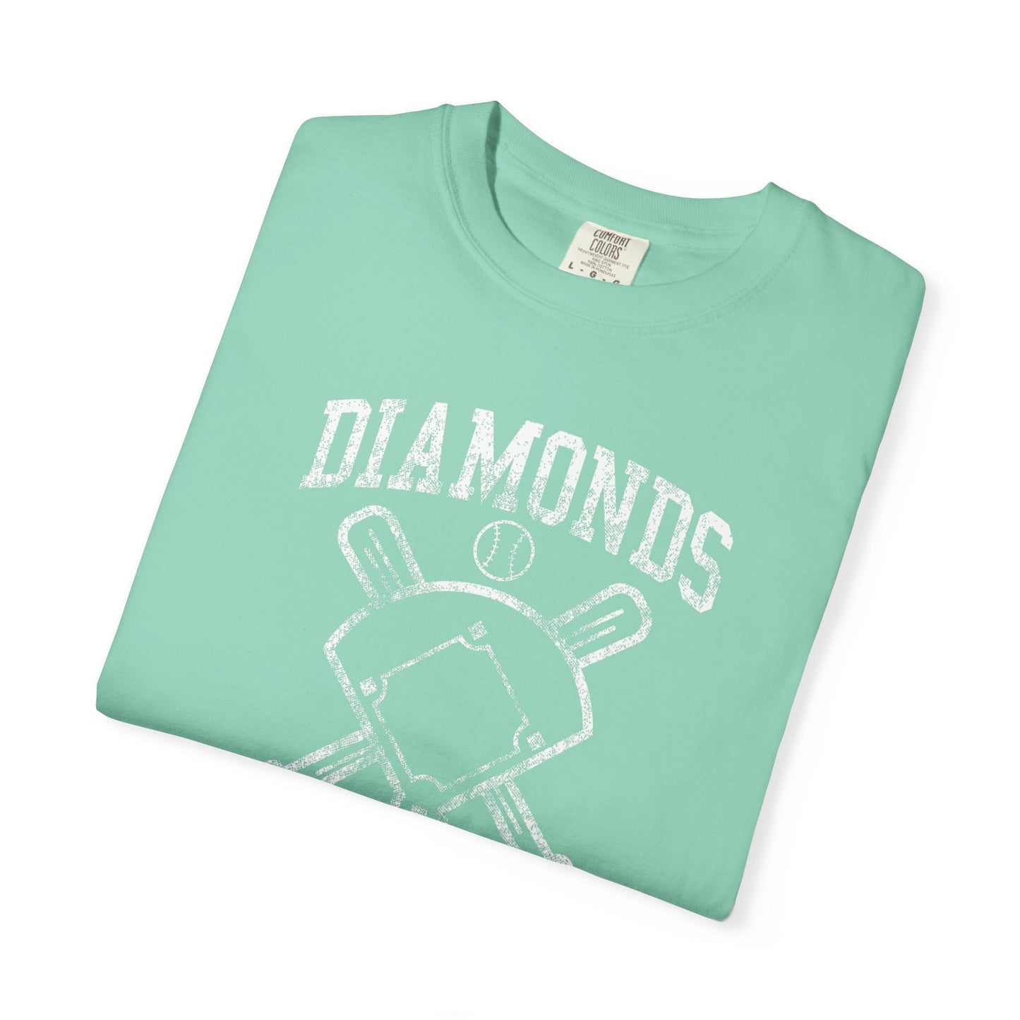 Baseball Diamonds Are A Girl's Best Friend T-Shirt – Women's Soft Vintage Baseball Tee