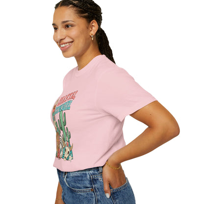 Coastal Cowgirl T-Shirt — Vintage Surf & Cactus Beach Graphic