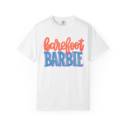 Barefoot Barbie T-Shirt — Retro Colorblock Graphic Tee
