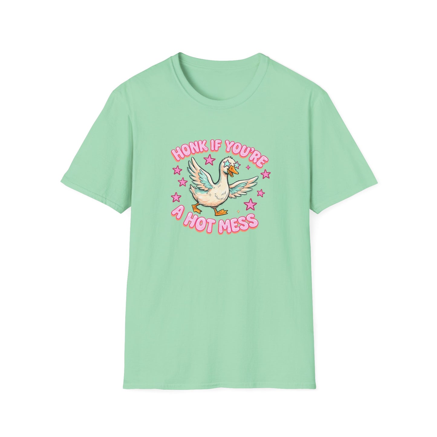 Honk If You’re A Hot Mess T-Shirt — Cute Vintage Dove Graphic Tee