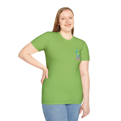 T-Shirt — 'On My Husband's Last Nerve' Rainbow Skeleton Graphic Tee