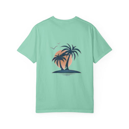 Palm Trees In the Sun, Front & Back T-shirt