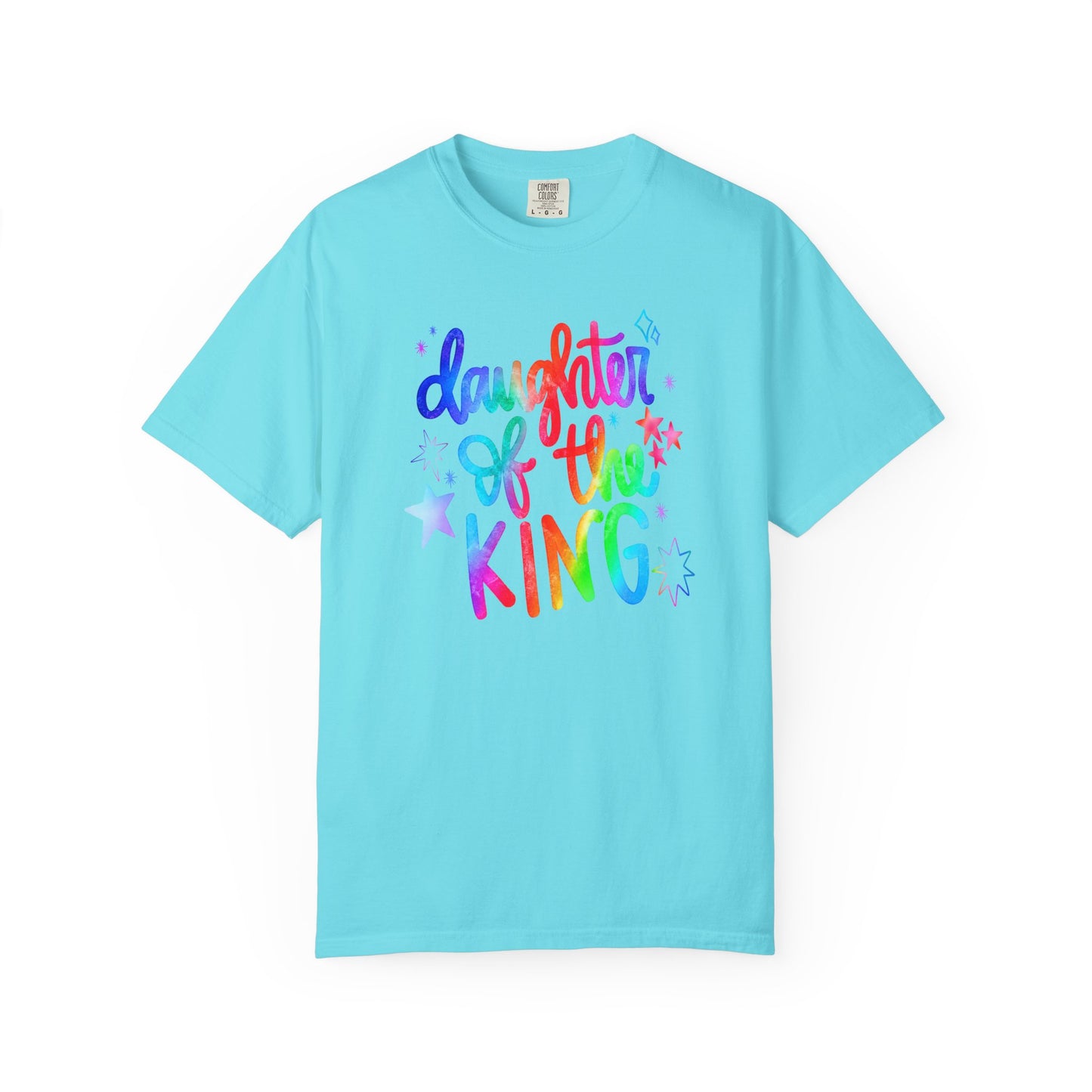 Daughter of the King T-Shirt — Colorful Faith Graphic Tee