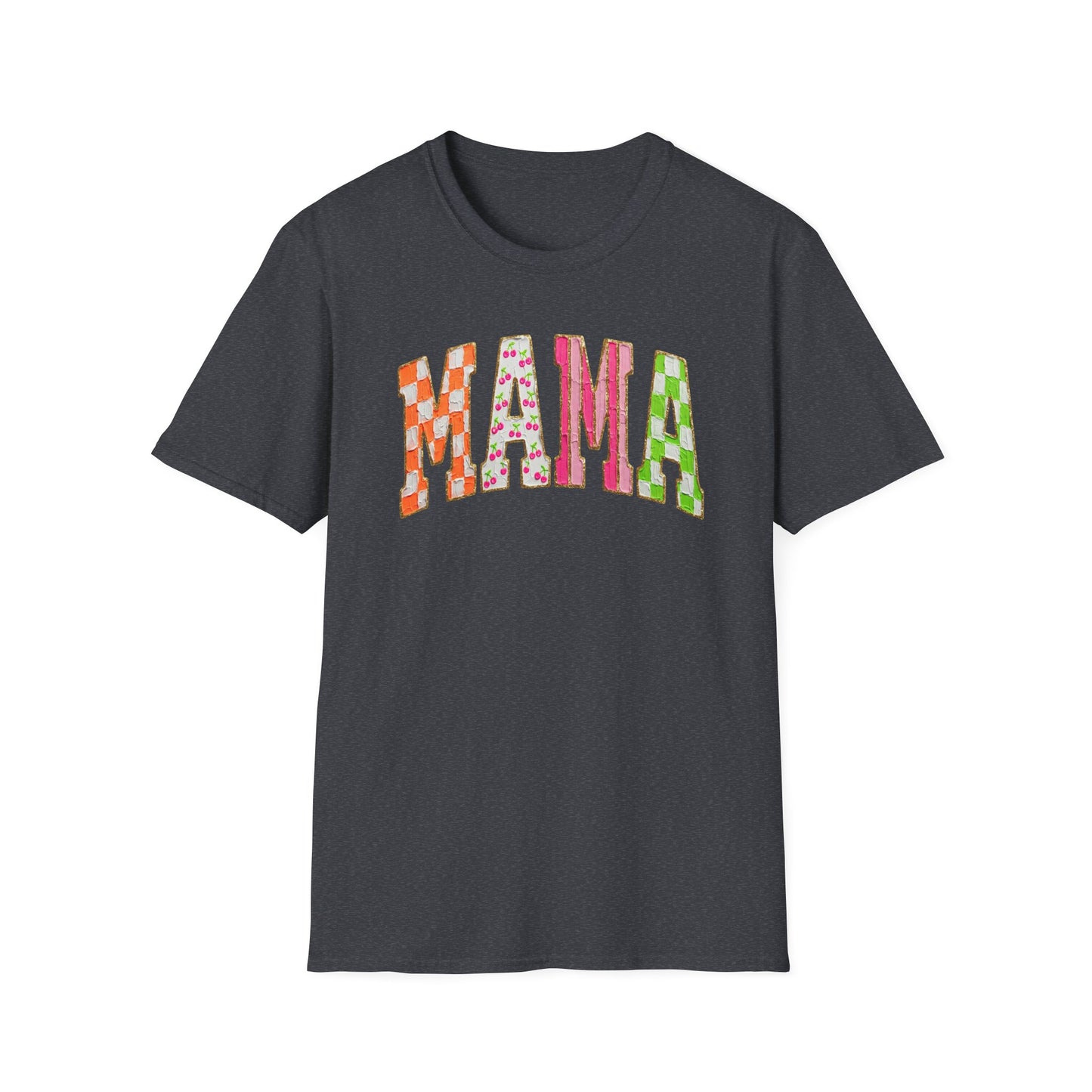 Mama Floral Patchwork T-Shirt