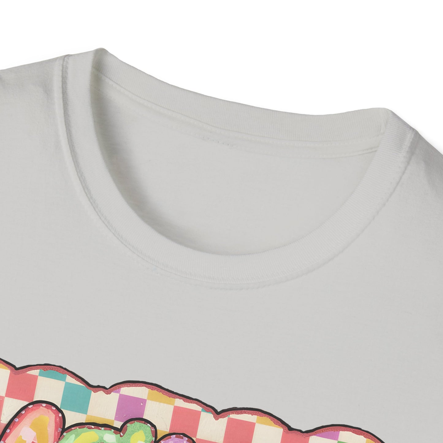 Mama Balloon Graphic Tee — Colorful Pastel Celebration Shirt for Moms