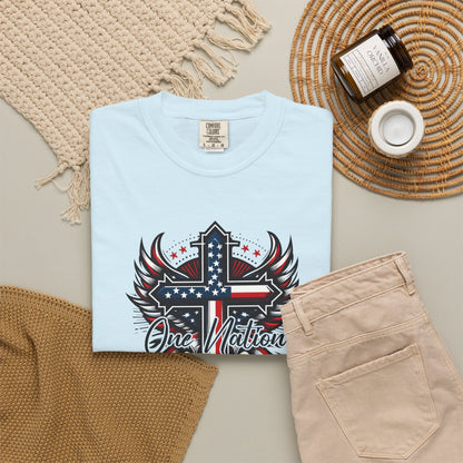 One Nation Under God Cross T-Shirt