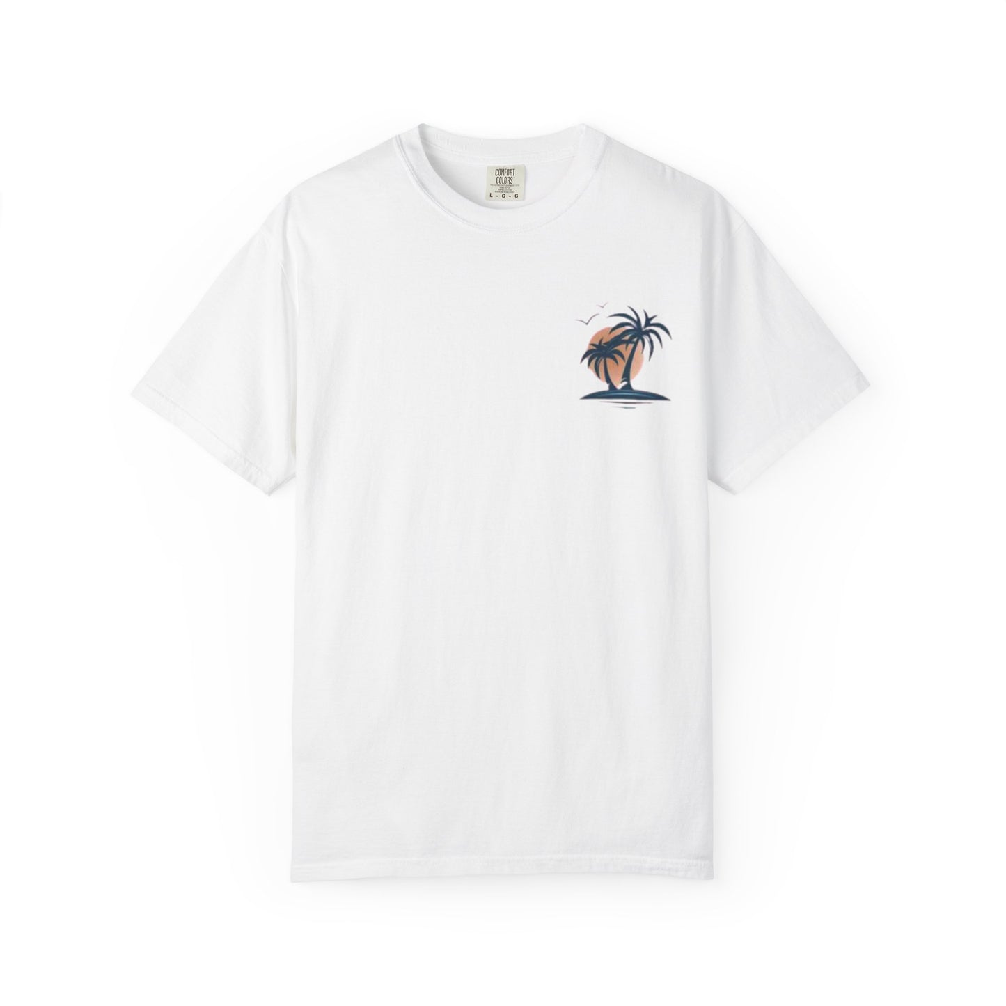 Palm Trees In the Sun, Front & Back T-shirt