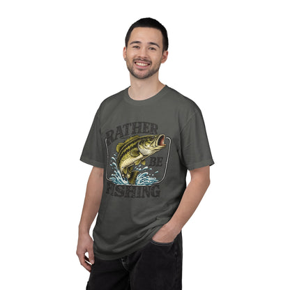 Rather Be Fishing T-Shirt — Bass Graphic Fishing Tee