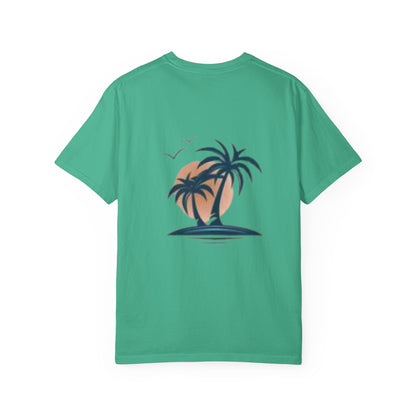 Palm Trees In the Sun, Front & Back T-shirt