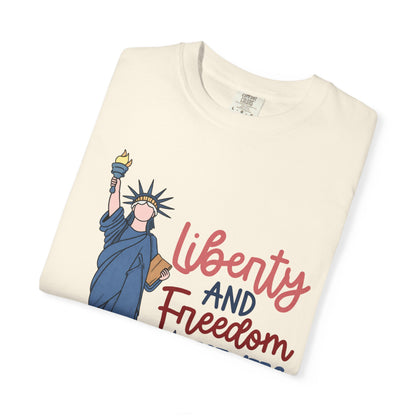 Liberty and Freedom T-Shirt — Statue of Liberty EST 1776 Patriotic Tee