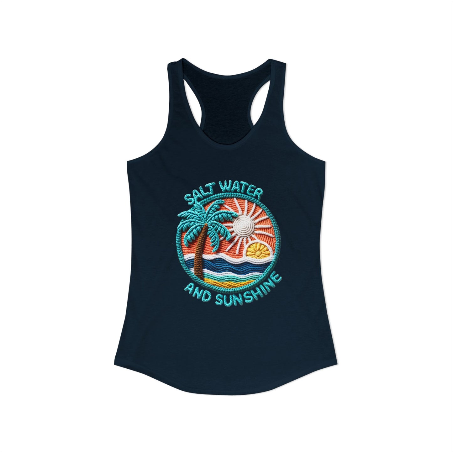 Salt water & sunshine Racerback Tank