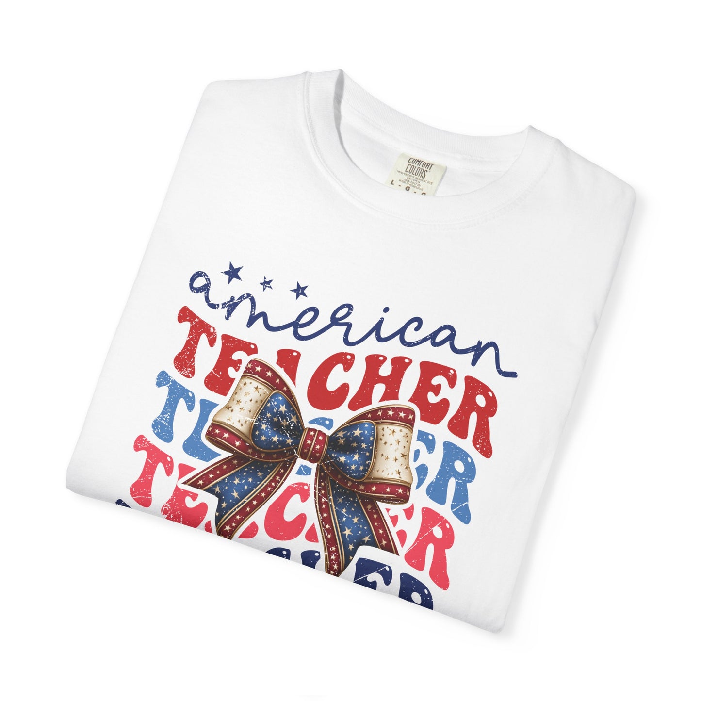 American Teacher Patriotic Graphic T-Shirt