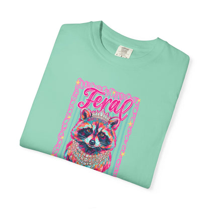Feral Raccoon comfort color T-shirt