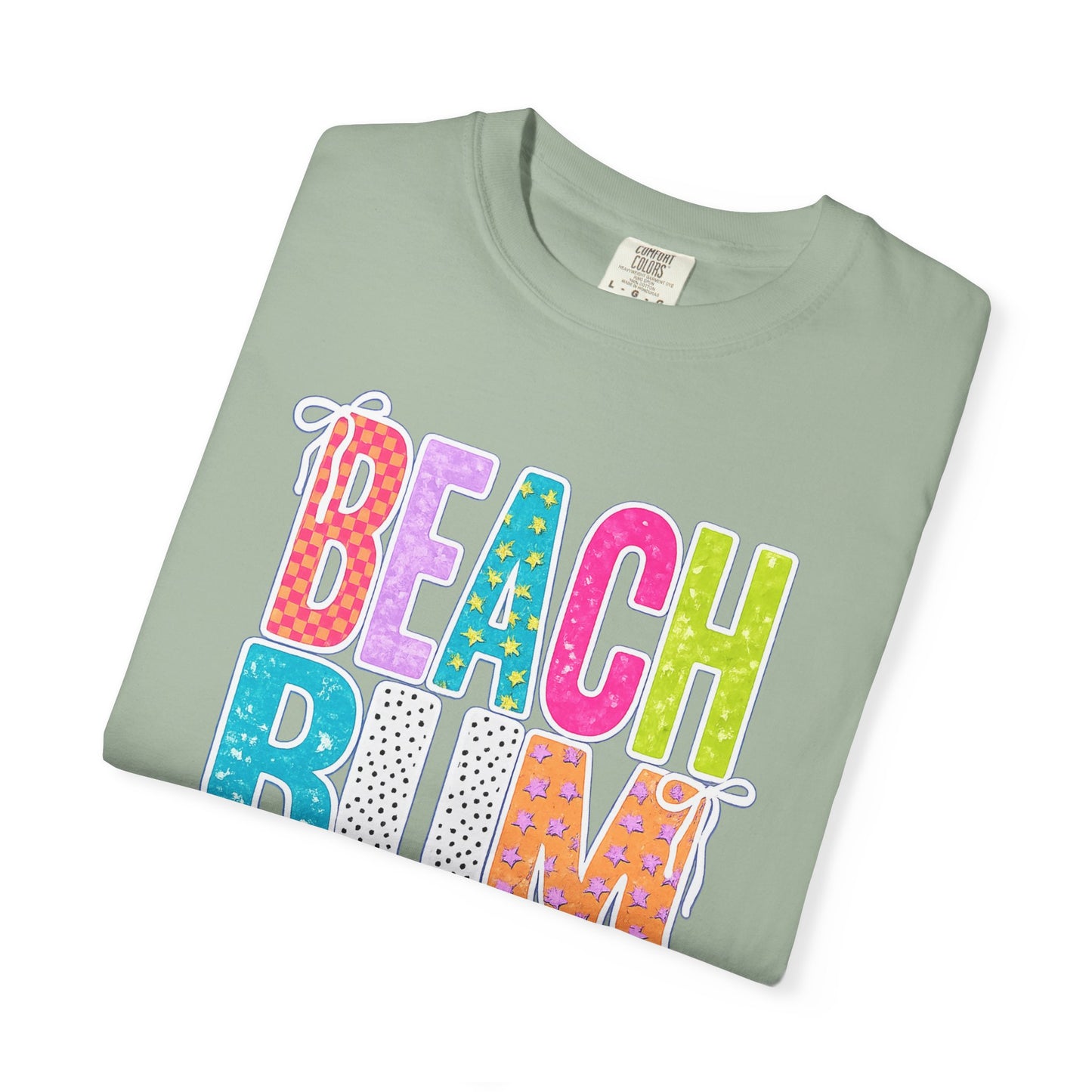Beach Bum T-Shirt — Colorful Retro Lettering Summer Tee