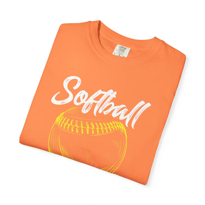 Softball Papa T-Shirt — Daddy Coach Dad Gift