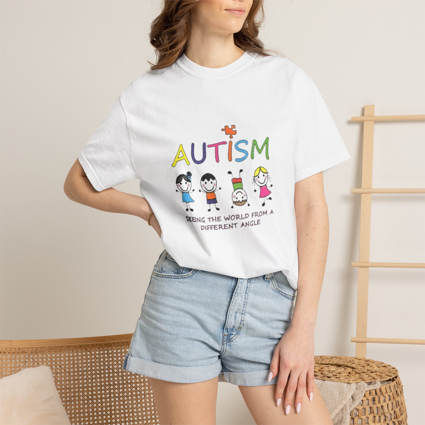 Autism, Seeing the World From a Different Angle T-shirt