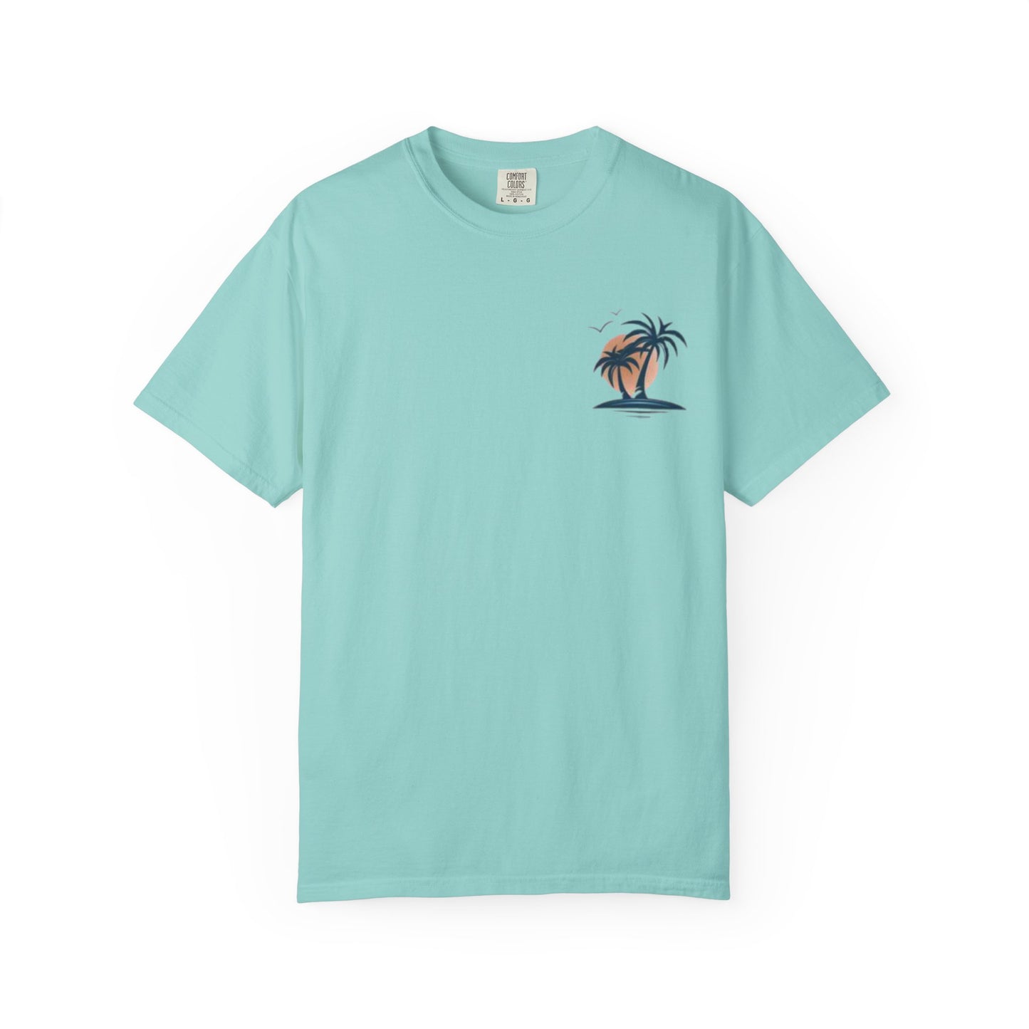 Palm Trees In the Sun, Front & Back T-shirt