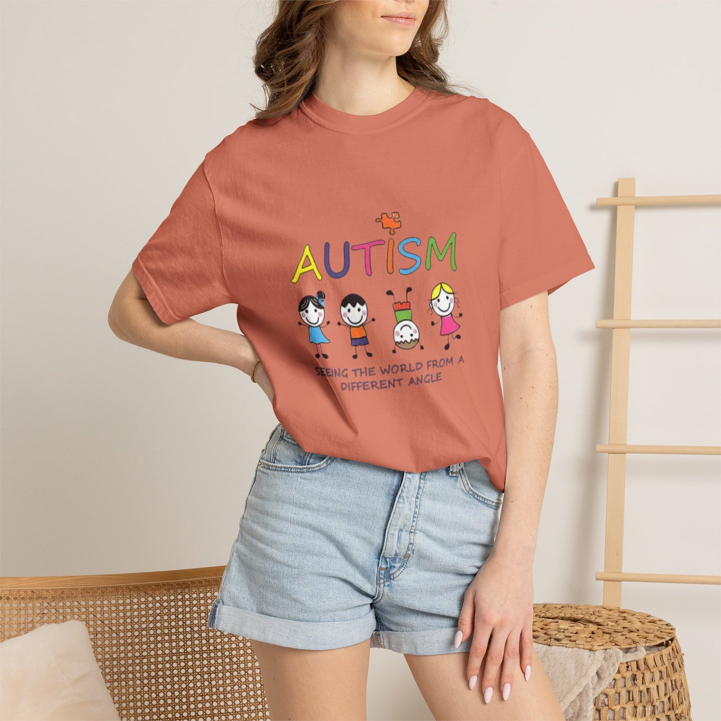 Autism, Seeing the World From a Different Angle T-shirt