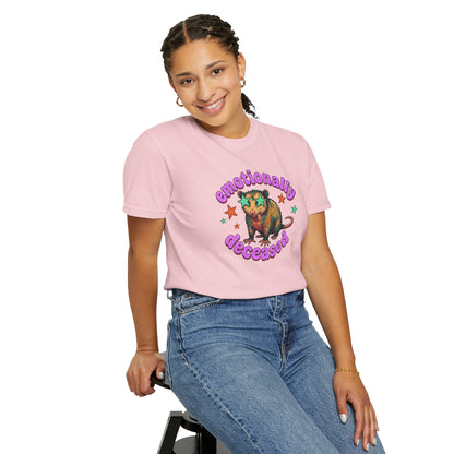 Emotionally Deceased T-Shirt — Vintage Cat Graphic Tee