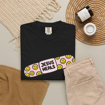 Jesus Heals Bandage T-Shirt — Christian Faith Graphic Tee
